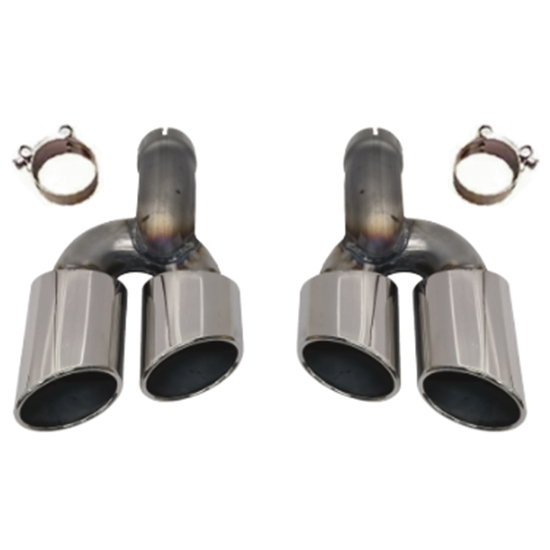 Auto Spare Parts Car Bodykit Rear Bumper Exhaust Pipe for Audi A6 Upgrade to S6 Silver 2019 2020-2024,www.hongyangcorp.com,Auto Spare Parts Car Bodykit Rear Bumper Exhaust Pipe for Audi A6 Upgrade to S6 Silver 2019 2020-2024
