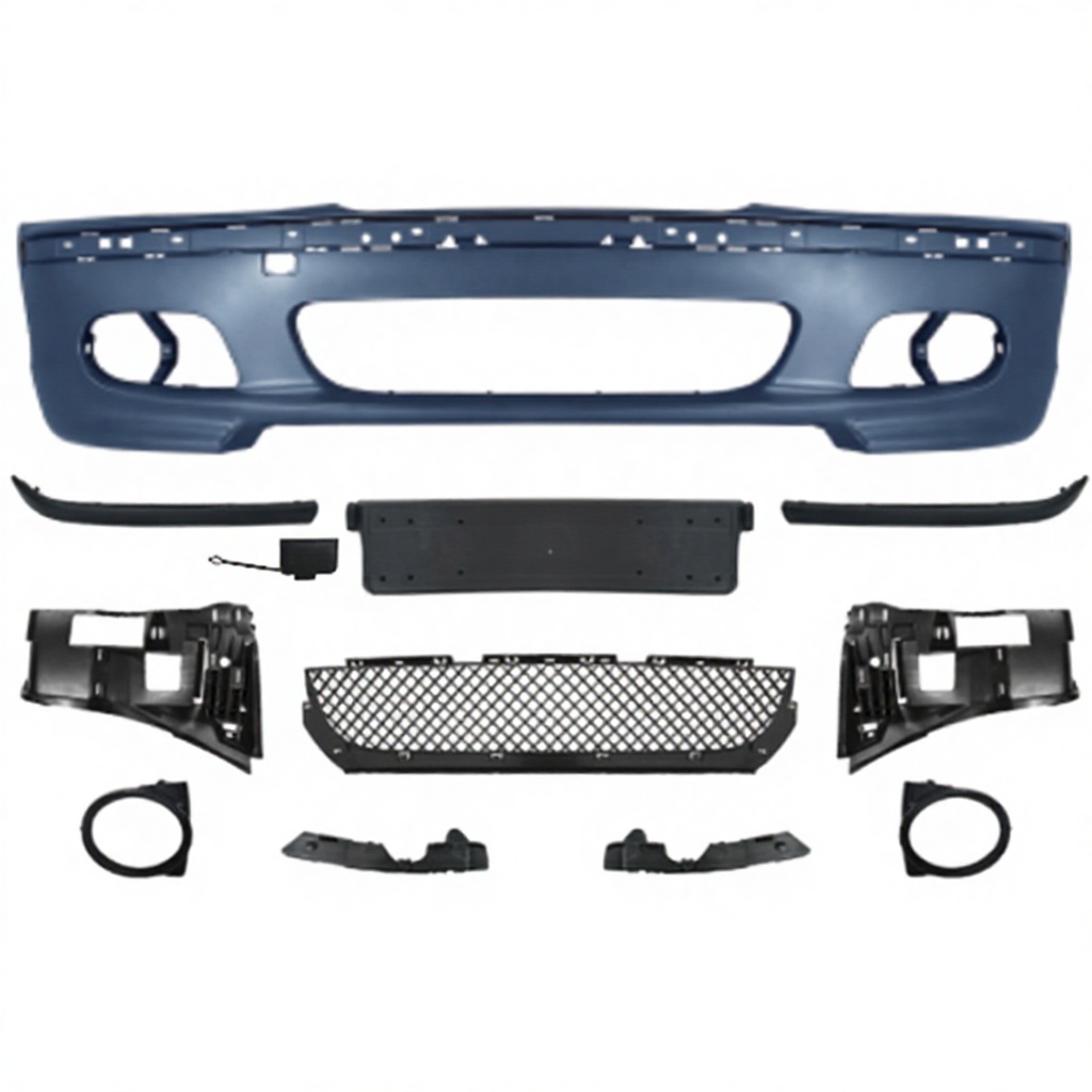 Auto Body Kit E46 Front Bumper Assy for BMW E46 Upgrade to M-Tech M-Sport Sedan Touring 1998-2004 4 Doors