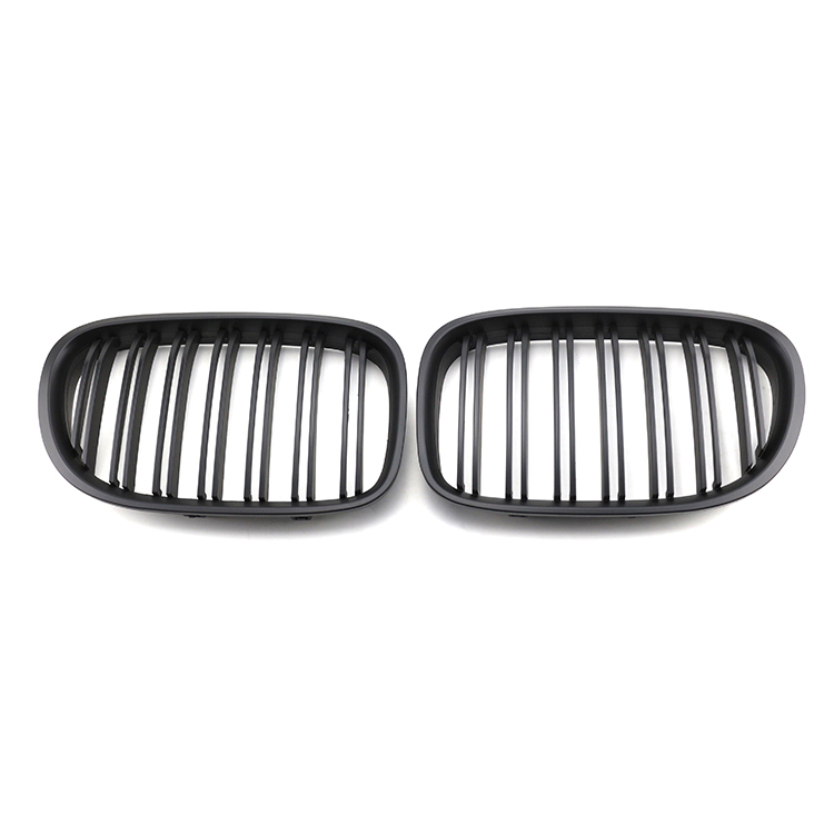 Auto Front Bumper Grille Manufacturer Car Grill for BMW 7 Series F01 2008-2014 Double Slat Glossy Black Modification Replacement