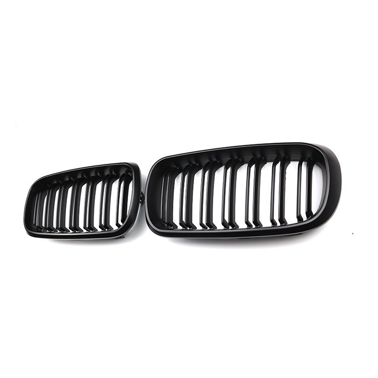 Top Quality Gloss Black Dual Slat Front Bumper Mesh Grille Car Front Grille for BMW X5 X6 Series F15 F16 2013-2019,www.hongyangcorp.com,Top Quality Gloss Black Dual Slat Front Bumper Mesh Grille Car Front Grille for BMW X5 X6 Series F15 F16 2013-2019