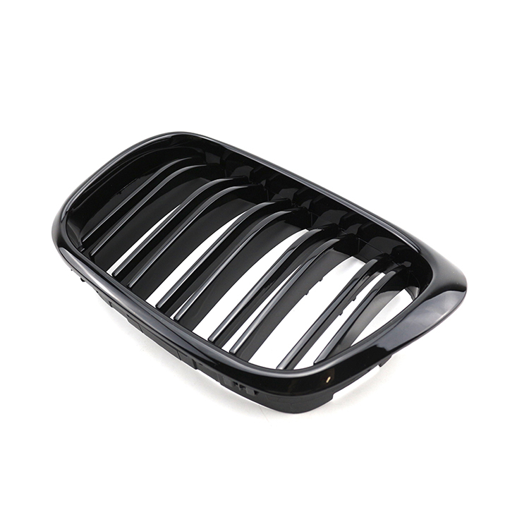 Other Exterior Accessories Factory Directly Replacement Auto Front Bumper Grille for BMW 5 Series E39 Double Slat Gloss Black