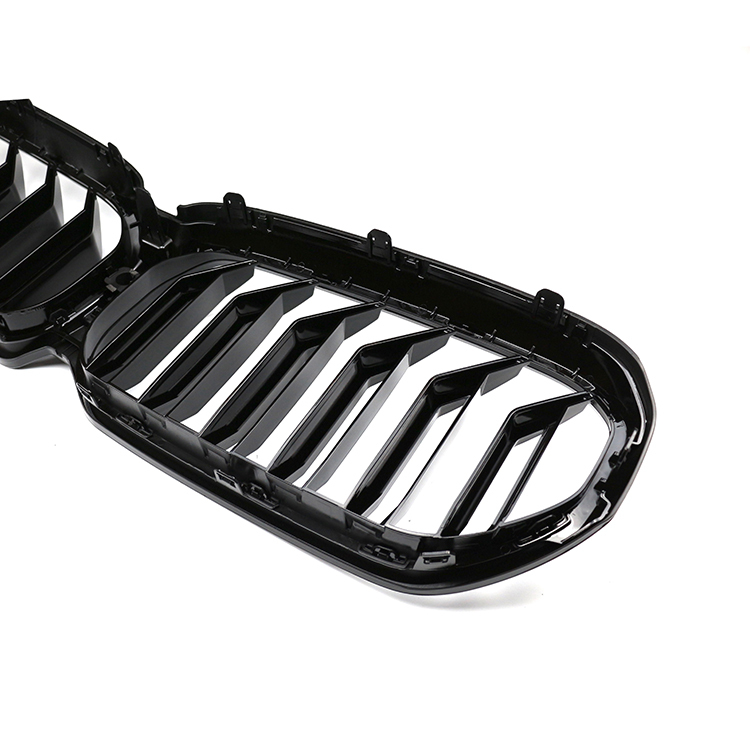 High Quality Double Slat Gloss Black Grille  for BMW 5 Series G30 G38 2018-2020