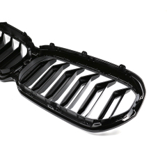 High Quality Double Slat Gloss Black Grille  for BMW 5 Series G30 G38 2018-2020