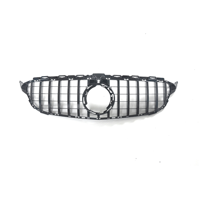 OEM GTR Grille Camera Hole Silver Car Front Bumper Grille for Benz C Class W205 2019  Front Grille,www.hongyangcorp.com,OEM GTR Grille Camera Hole Silver Car Front Bumper Grille for Benz C Class W205 2019  Front Grille