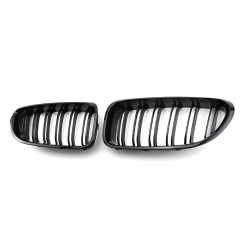 Auto Bumper Transit Grille for BMW 6 Series F12/F06 2012-2016 Double Slat Chrome/Gloss/Matte Black/Carbon Look