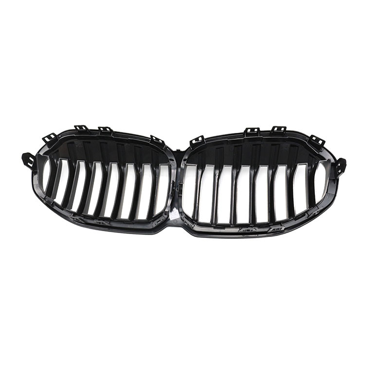 Car Body Part New Model Car Body Kit Auto Front Bumper Grille for BMW 1 Series F40 Hatchback Single Slat Matte Black Replacement
