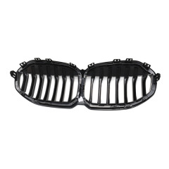 Car Body Part New Model Car Body Kit Auto Front Bumper Grille for BMW 1 Series F40 Hatchback Single Slat Matte Black Replacement