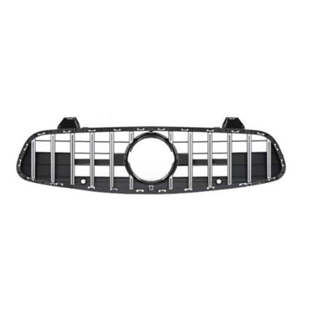 2023 Latest Car Bumper Grille for Mercedes Benz Class SL  R231 2017-2020 GTR  Style Black/silver,www.hongyangcorp.com,2023 Latest Car Bumper Grille for Mercedes Benz Class SL  R231 2017-2020 GTR  Style Black/silver