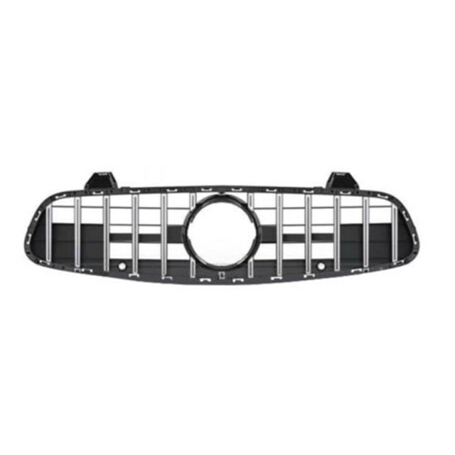 2023 Latest Car Bumper Grille for Mercedes Benz Class SL  R231 2017-2020 GTR  Style Black/silver,www.hongyangcorp.com,2023 Latest Car Bumper Grille for Mercedes Benz Class SL  R231 2017-2020 GTR  Style Black/silver
