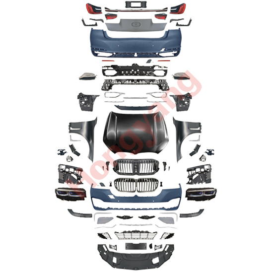 Car Auto Parts Front Bumper Grille Bodykit for BMW 7 Series G11 G12 2016-2018 Upgrade to Classic 2019-2022 Old to New