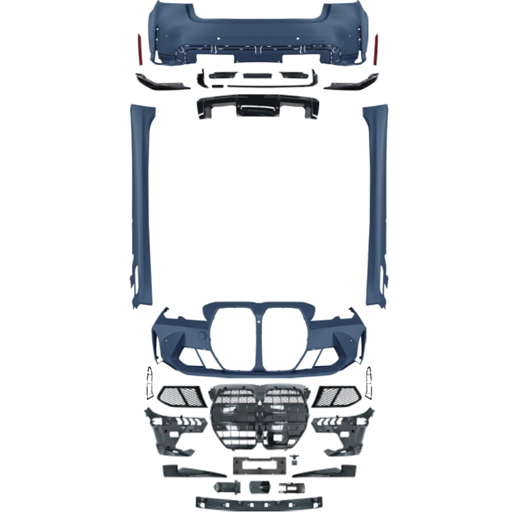 Auto Spare Parts Car Bodykit Front Bumper Grille for BMW 3Series G20 G28 Modified to M3 1:1 2019-2024 No Need Changed Lamp Style