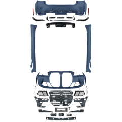 Auto Spare Parts Car Bodykit Front Bumper Grille for BMW 3Series G20 G28 Modified to M3 1:1 2019-2024 No Need Changed Lamp Style