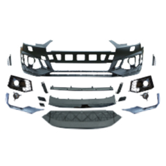 Car Auto Spare Parts Bodykit Front Bumper Assy for Audi A4  Upgrade to RS4 2017 2018 2019 2020,www.hongyangcorp.com,Car Auto Spare Parts Bodykit Front Bumper Assy for Audi A4  Upgrade to RS4 2017 2018 2019 2020