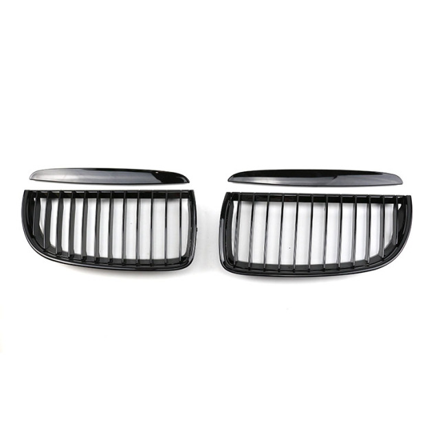 Gloss Black Single Slat Removing Front Bumper Mesh Radiator Guard Grille Car Grille Fit for BMW 3Series E90 2005-2007,www.hongyangcorp.com,Gloss Black Single Slat Removing Front Bumper Mesh Radiator Guard Grille Car Grille Fit for BMW 3Series E90 2005-2007