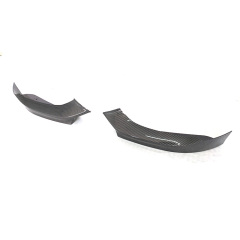 Car Accessories Parts Carbon Look Front Bumper Lips Body Kit Fit for BMW 1 Series F20 2011-2018 Front Lips