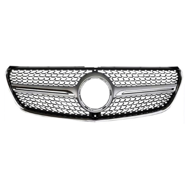 Auto Parts Front Bumper Grille Diamond Style Grille Mesh Replacement Car Gille for Mercedes-Benz  Class V  V260  2016-2020,www.hongyangcorp.com,Auto Parts Front Bumper Grille Diamond Style Grille Mesh Replacement Car Gille for Mercedes-Benz  Class V  V260  2016-2020