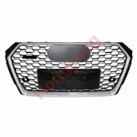 Car Auto Spare Parts Bodykit Grille for Audi A4 Upgrade to RS4 Silver 2017 2018 2019 2020,www.hongyangcorp.com,Car Auto Spare Parts Bodykit Grille for Audi A4 Upgrade to RS4 Silver 2017 2018 2019 2020