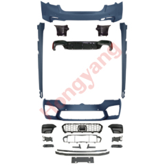 Auto Spare Parts Car Front Bumper Assy Grille Front Lip Spoiler Bodykit for BMW 5Series G30 G38 Modified to M5 2021-2023
