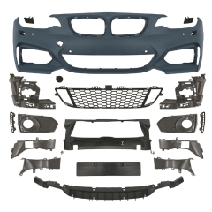 Vehicle Spare Parts Car Front Bumper Assy Grille Bodykit for BMW 2 Series F22 Modified to M-Tech 2014-2019 With Fog Lamp Hole,www.hongyangcorp.com,Vehicle Spare Parts Car Front Bumper Assy Grille Bodykit for BMW 2 Series F22 Modified to M-Tech 2014-2019 With Fog Lamp Hole