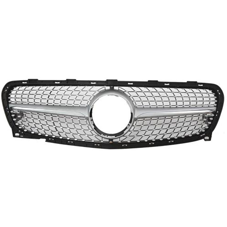 Diamond Front Bumper Grille for Mercedes Benz GLA  X156  2014-2016 2017-2019,www.hongyangcorp.com,Diamond Front Bumper Grille for Mercedes Benz GLA  X156  2014-2016 2017-2019