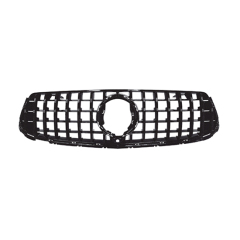 Vehicle Spare Car Front Bumper Grille for Mercedes Benz Class GLC X253 C253 Upgrade to GT-R 2020-2022 Grille Black,www.hongyangcorp.com,Vehicle Spare Car Front Bumper Grille for Mercedes Benz Class GLC X253 C253 Upgrade to GT-R 2020-2022 Grille Black