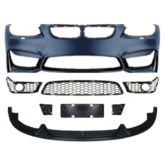 Car Modified Body Kit Front Bumper Assy for BMW 3Series E92 Modified to M4 2006-2009 With Fog Lamp Hole