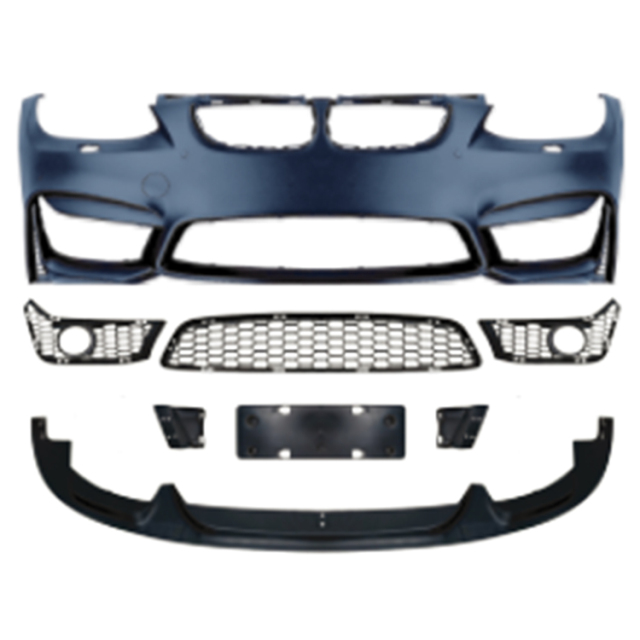 Car Modified Body Kit Front Bumper Assy for BMW 3Series E92 Modified to M4 2006-2009 With Fog Lamp Hole