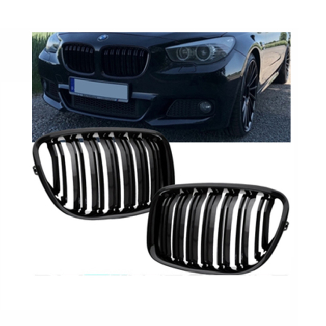 Factory Price Auto Part Chrome/M Color Double Line Car Front Mesh Grille for BMW 5 Series F07 GT 2009-2016,www.hongyangcorp.com,Factory Price Auto Part Chrome/M Color Double Line Car Front Mesh Grille for BMW 5 Series F07 GT 2009-2016