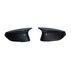 Auto Parts Car Auto Mirror Cover for  Infiniti Q50 2014-2022 Gloss Black / Carbon Look