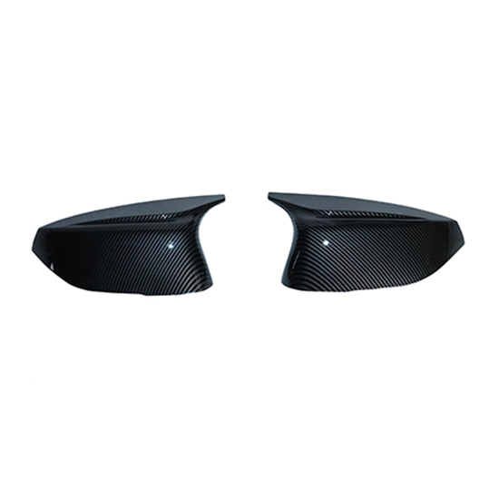 Auto Parts Car Auto Mirror Cover for  Infiniti Q50 2014-2022 Gloss Black / Carbon Look
