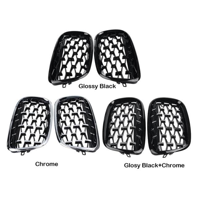 Auto Parts Diamond Black Restoration OEM Front Bumper Mesh Grille Car Front Grille Fit for BMW X5 X6 Series E70 E71 2007-2013,www.hongyangcorp.com,Auto Parts Diamond Black Restoration OEM Front Bumper Mesh Grille Car Front Grille Fit for BMW X5 X6 Series E70 E71 2007-2013