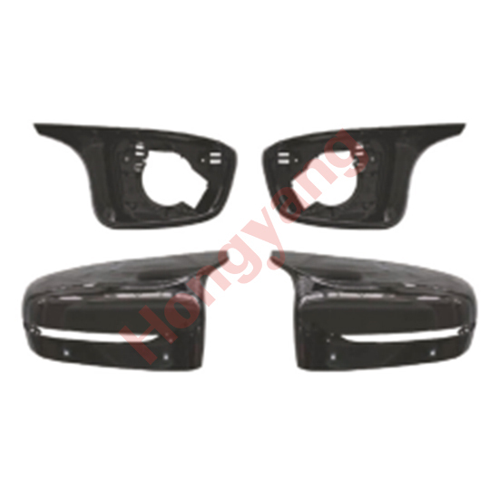 Auto Spare Parts Car Front Bumper Mirror Cover for BMW 5Series G30 G38 Modified to M5 2018-2023 A.Gloss black/B.Carbon Look