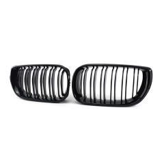 Car Spare Parts Double Slat Style Gloss Black Car Grill for BMW E46  2002-2004,www.hongyangcorp.com,Car Spare Parts Double Slat Style Gloss Black Car Grill for BMW E46  2002-2004