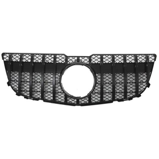 Car Front Grille for Benz GLK X204 2013-2015 Diamond GTR Original Black Silver,www.hongyangcorp.com,Car Front Grille for Benz GLK X204 2013-2015 Diamond GTR Original Black Silver