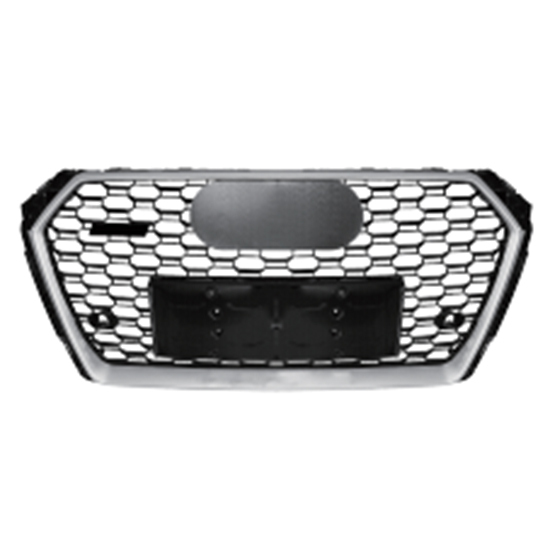 Car Auto Spare Parts Bodykit Grille for Audi A4 Upgrade to RS4 Silver 2017 2018 2019 2020,www.hongyangcorp.com,Car Auto Spare Parts Bodykit Grille for Audi A4 Upgrade to RS4 Silver 2017 2018 2019 2020