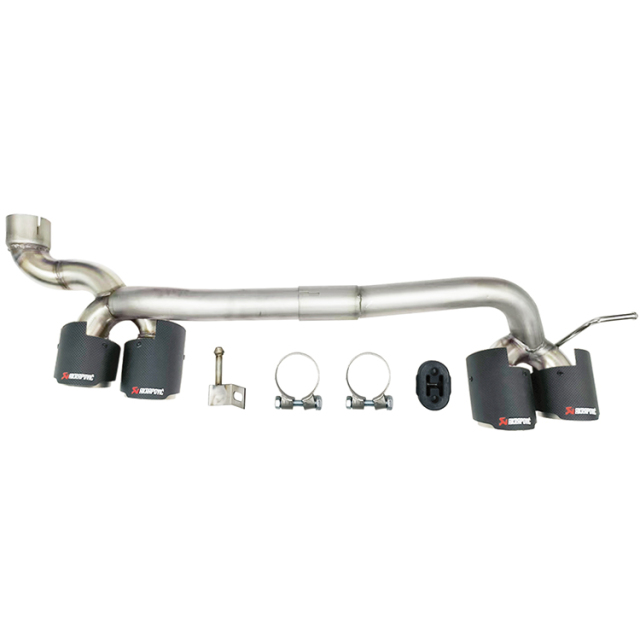 Car Rear Bumper Exhaust Pipe for BMW 3Series E90 Upgrade to M4 2005-2012  Carbon Fiber&Stainless Steel for Single Interface,www.hongyangcorp.com,Car Rear Bumper Exhaust Pipe for BMW 3Series E90 Upgrade to M4 2005-2012  Carbon Fiber&Stainless Steel for Single Interface