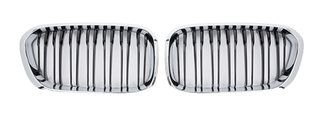 Double Slat Chrome