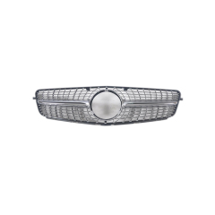 Wholesale Car Accessories Diamond Black/Silver Mesh Front Bumper Grille for Mercedes Benz Class C W204 2007-2014,www.hongyangcorp.com,Wholesale Car Accessories Diamond Black/Silver Mesh Front Bumper Grille for Mercedes Benz Class C W204 2007-2014
