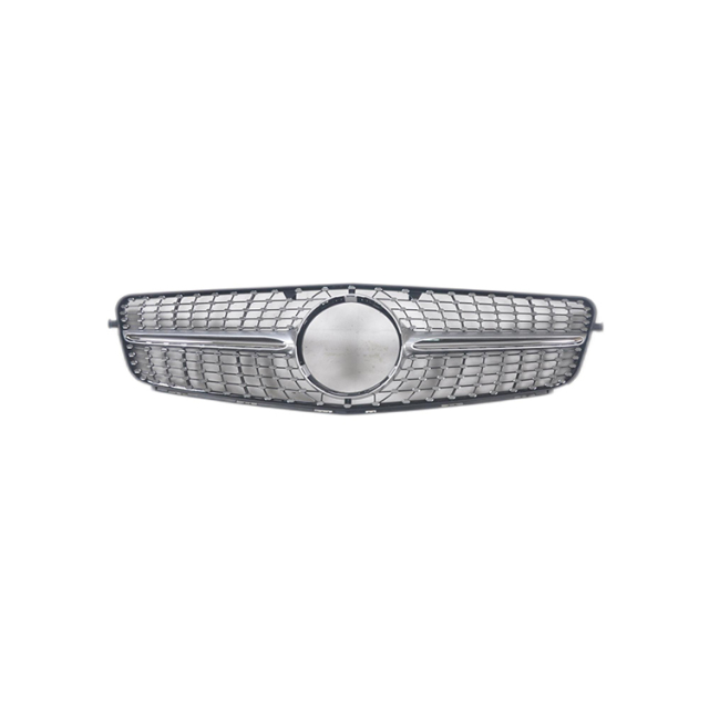 Wholesale Car Accessories Diamond Black/Silver Mesh Front Bumper Grille for Mercedes Benz Class C W204 2007-2014,www.hongyangcorp.com,Wholesale Car Accessories Diamond Black/Silver Mesh Front Bumper Grille for Mercedes Benz Class C W204 2007-2014
