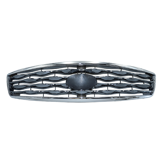 New Product Auto Front Bumper Grille Gloss Black Inside+Chrome Frame for Infiniti FX35 FX50 2009-2012 62070-1CA0A