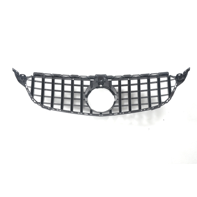 GT Style Car Front Grille Silver/Black Front Bumper Grille for Mercedes Benz C Class W205 2014-2018,www.hongyangcorp.com,GT Style Car Front Grille Silver/Black Front Bumper Grille for Mercedes Benz C Class W205 2014-2018