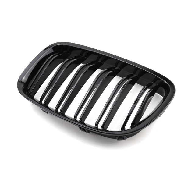 Gloss Black Double Slat Repair Front Bumper Mesh Radiator Guard Grille Car Front Grille Fit for BMW 5 Series F07 GT 2009-2016,www.hongyangcorp.com,Gloss Black Double Slat Repair Front Bumper Mesh Radiator Guard Grille Car Front Grille Fit for BMW 5 Series F07 GT 2009-2016