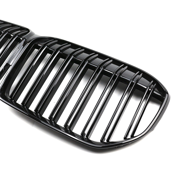 Car Parts Wholesale Double Slat Gloss/Matte Black Car Front Grille for BMW 7 Series G11 LCI 2019