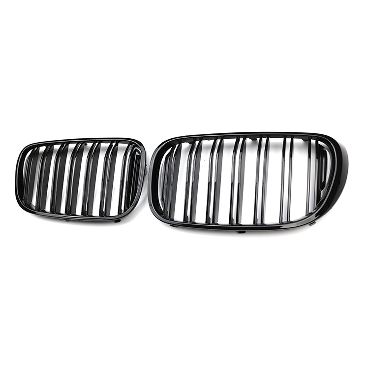 ABS Material Auto Parts Double Slat Gloss/Matte Black Car Front Grille for BMW 7 Series G11 2015-IN