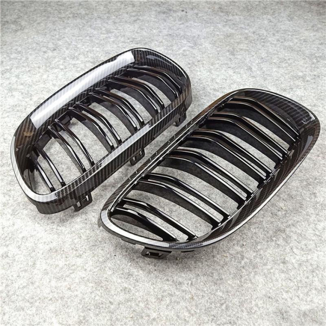 Auto Parts Car Accessories Double Slat Front Grille Carbon Look Car Grill for BMW E92 2010-2013 Body Kit,www.hongyangcorp.com,Auto Parts Car Accessories Double Slat Front Grille Carbon Look Car Grill for BMW E92 2010-2013 Body Kit