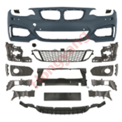 Vehicle Spare Parts Car Front Bumper Assy Grille Bodykit for BMW 2 Series F22 Modified to M-Tech 2014-2019 With Fog Lamp Hole,www.hongyangcorp.com,Vehicle Spare Parts Car Front Bumper Assy Grille Bodykit for BMW 2 Series F22 Modified to M-Tech 2014-2019 With Fog Lamp Hole