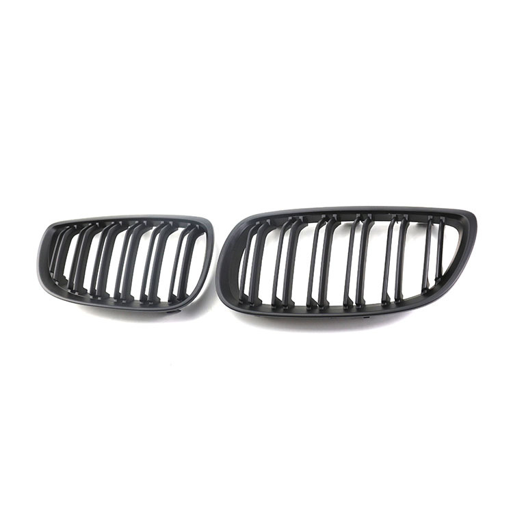 Auto Parts Matte Black Dual Slat Ornaments Front Bumper Mesh Net Grille Car Front Grille Fit for BMW Series 3 E92 2006-2009,www.hongyangcorp.com,Auto Parts Matte Black Dual Slat Ornaments Front Bumper Mesh Net Grille Car Front Grille Fit for BMW Series 3 E92 2006-2009