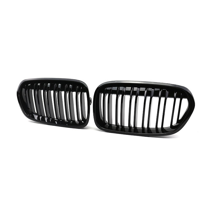 Black Single Double Slat Car Front Bumper Grille Fit for BMW 1 Series F52 2016-2020 2020  Front Grille