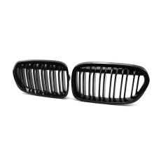 Black Single Double Slat Car Front Bumper Grille Fit for BMW 1 Series F52 2016-2020 2020  Front Grille