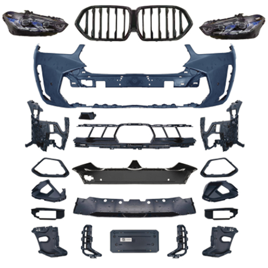Car Auto Spare Parts Front Bumper Assy Grille Front Lip Spoiler Bodykit for BMW X6 Series G06 2020-2022 Modified to M-Tech 2023+,www.hongyangcorp.com,Car Auto Spare Parts Front Bumper Assy Grille Front Lip Spoiler Bodykit for BMW X6 Series G06 2020-2022 Modified to M-Tech 2023+